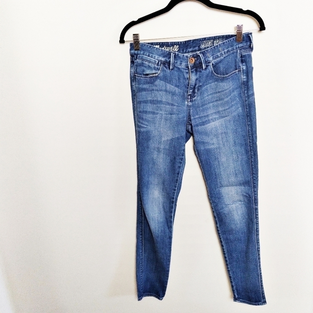 Madewell Medium Wash Skinny Ankle Jeans Size 27